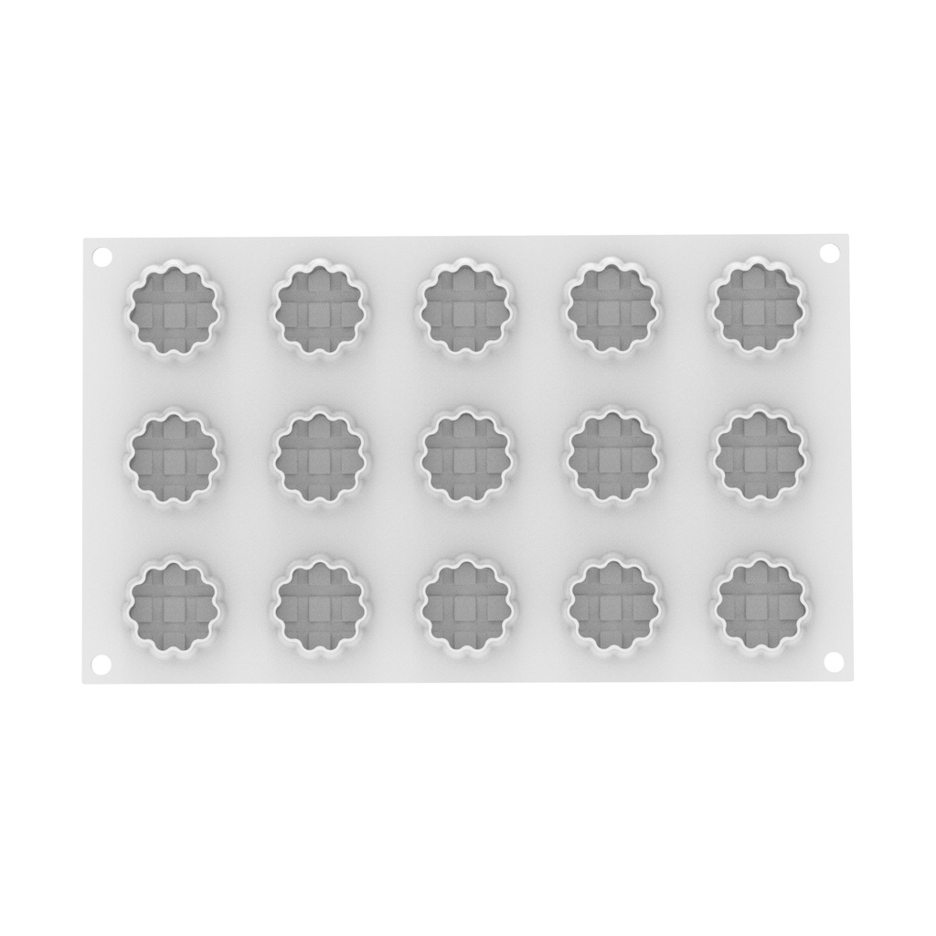 SILIKOMART CROSTATA XS MOLD 20 - ø44 H 17 MM - 15 CAVITIES OF 20ML