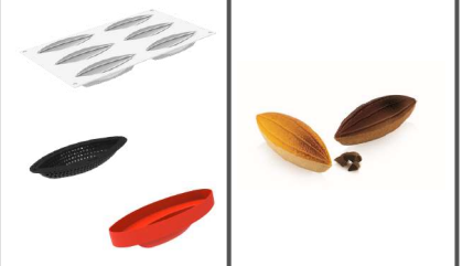 SILIKOMART MOULE KIT 3D TARTE RING CABOSSA - 120X40 H 20 MM + 6 CERCLES + CUTTER --39ML