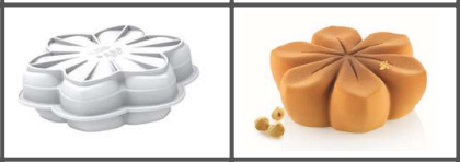 SILIKOMART FLEUR HANA MOLD 1000 - ø180 H 60 MM - 1000ML