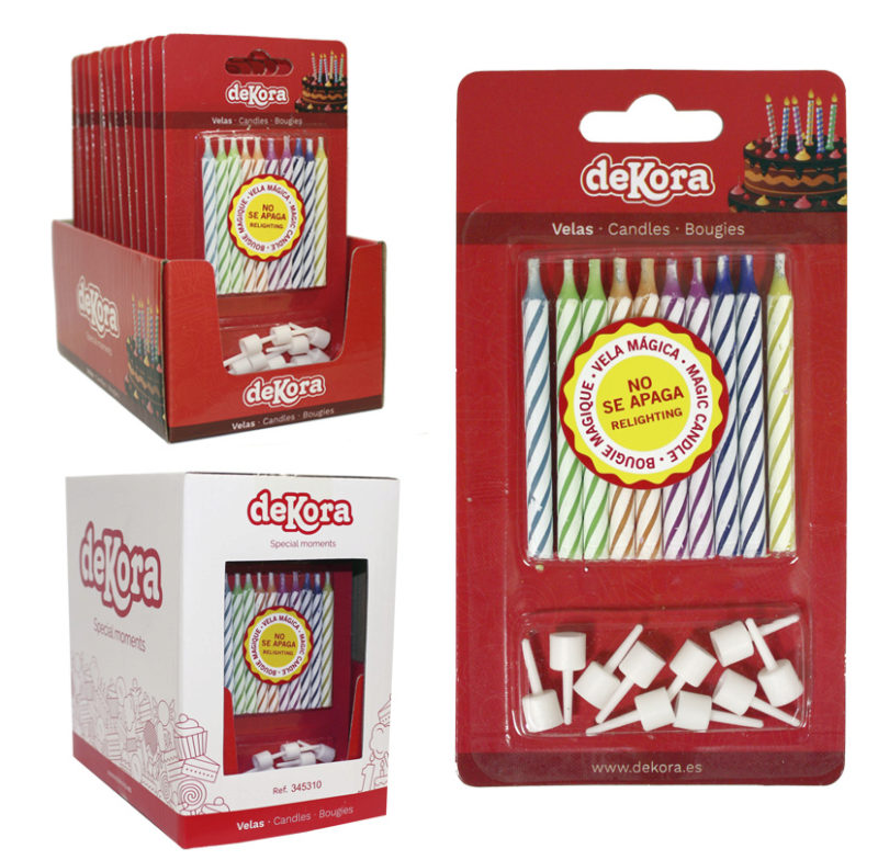 MAGISCHE KAARSEN 10 STUKS