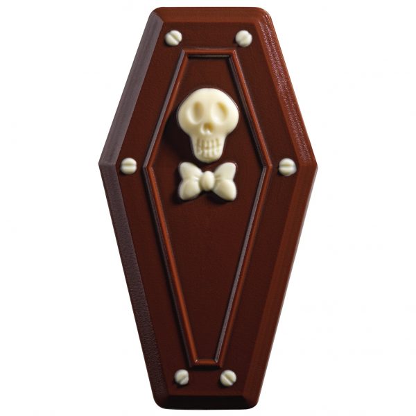 070423 PCB MOLDS COFFIN + SKELETON THERMOFORMED 79X146MM 9 PIECES ***S/CD***