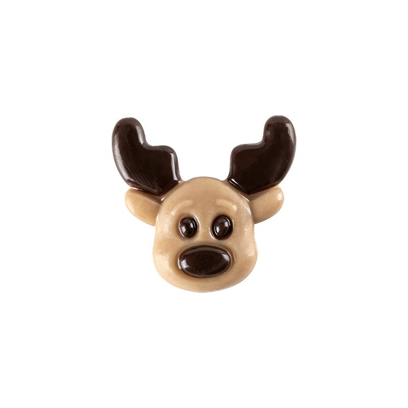 1000186 Hert 3,3x3,1 cm 140pcs ***OP/ORDER***