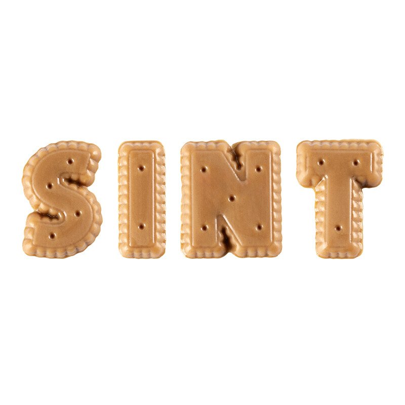 2036702 Nic Nac Sint letters  2,8 cm 300pcs ***ON/ORDER***