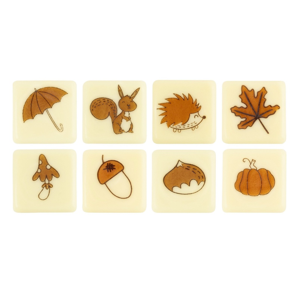 2014318 Plaquette Automne 2,5 cm 200pcs ***S/CDE***