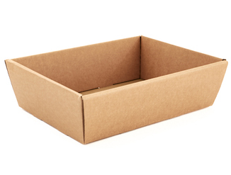 PANIER RECTANGULAIRE KRAFT 32X25XH10CM