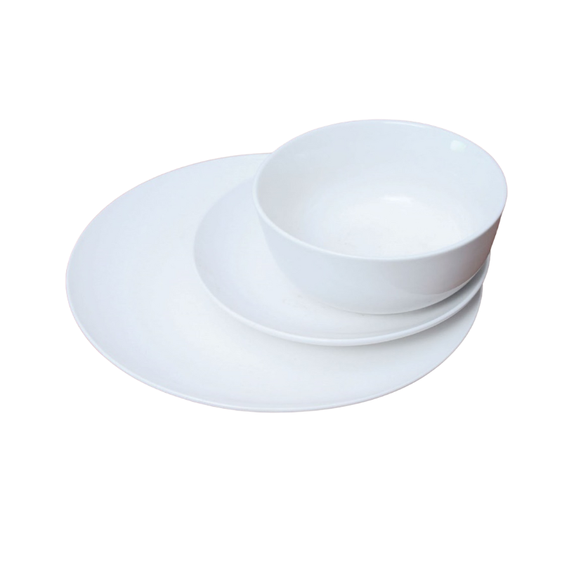 SERVICE DE TABLE BLANC SET 12PCS