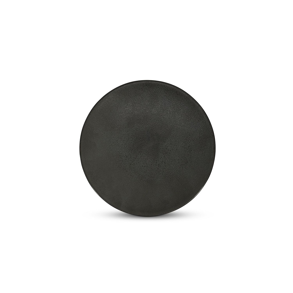 BONBISTRO OVIO NOIR ASSIETTE 21CM PORCELAINE - 740321