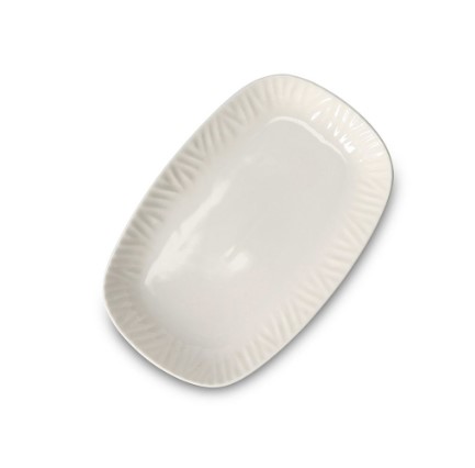 BONBISTRO VISTA WIT PORSELEINEN SCHAAL 24,5X16CM - 743117