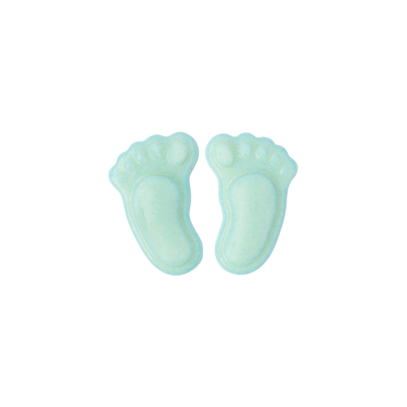 1000087 BLUE BABY FEET 2.5 CM 320PCS ***ON/ORDER***