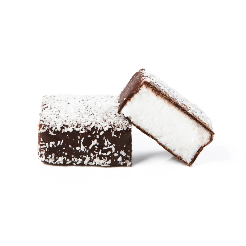 COCONUT MARSHMALLOW DARK CHOCOLATE MALLOWS 4 X 4 CM 8 PCS - 180G