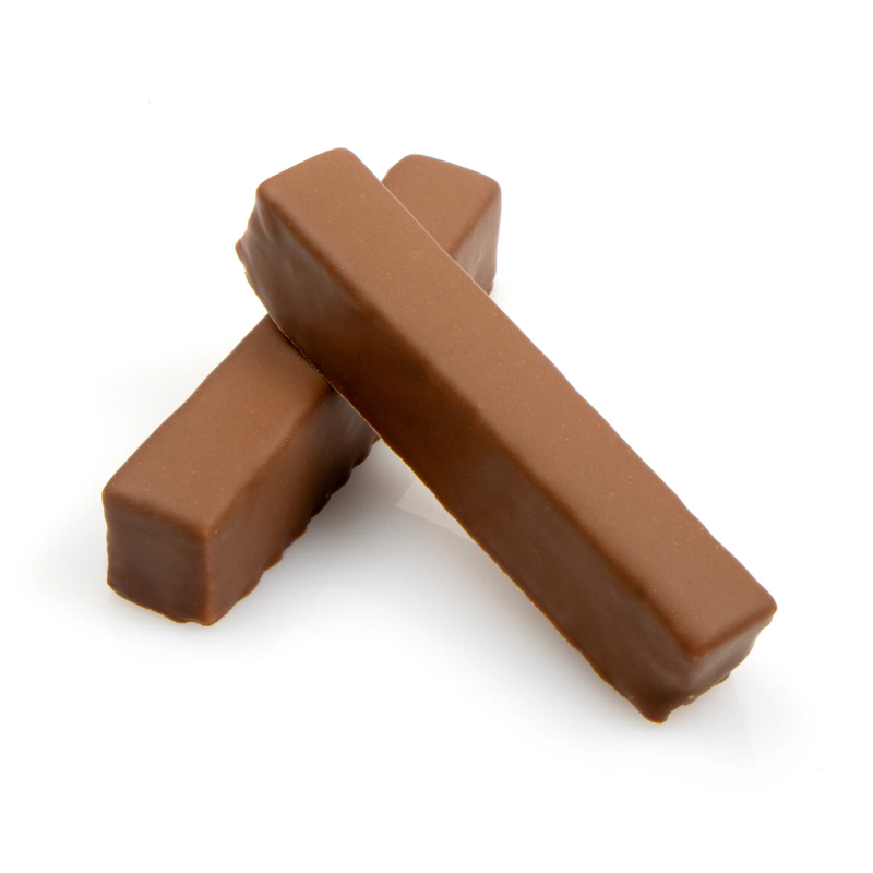 MALLOWS MARSHMALLOW STICK VANILLE CHOCOLAT AU LAIT 9 X 1,5CM 10 PCS - 130GR