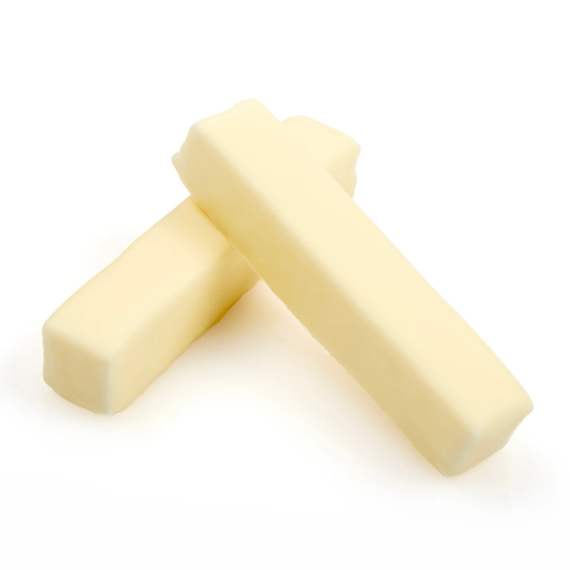 MALLOWS MARSHMALLOW STICK VANILLE CHOCOLAT BLANC 9 X 1,5CM 10 PCS - 130GR