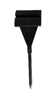 BLACK SPIKE STANDS FOR PRICE TAGS H 80MM - 25 PCS