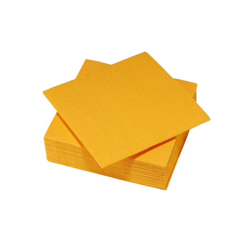 TASSINON SERVIETTES MANDARINE 38x38 CM 30PCS