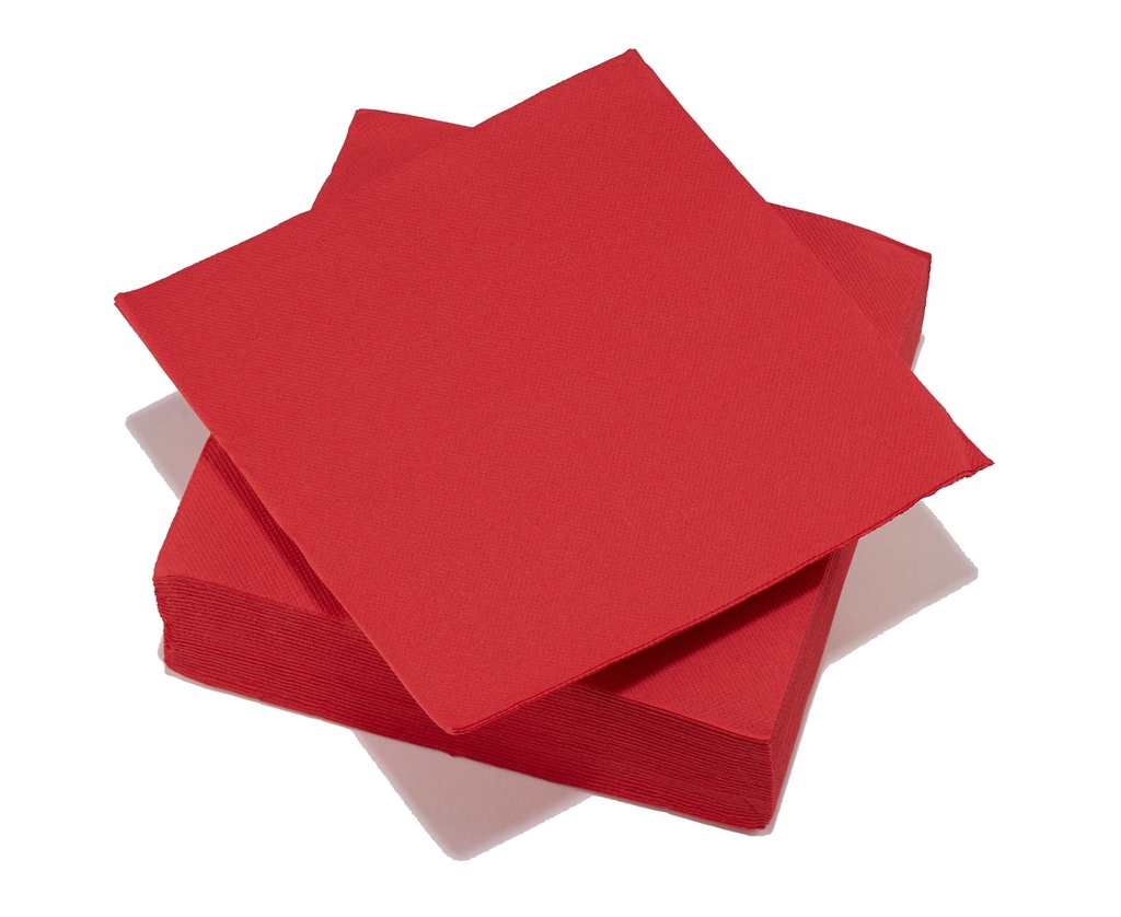 TASSINON NAPKINS RED 38x38 CM 30PCS