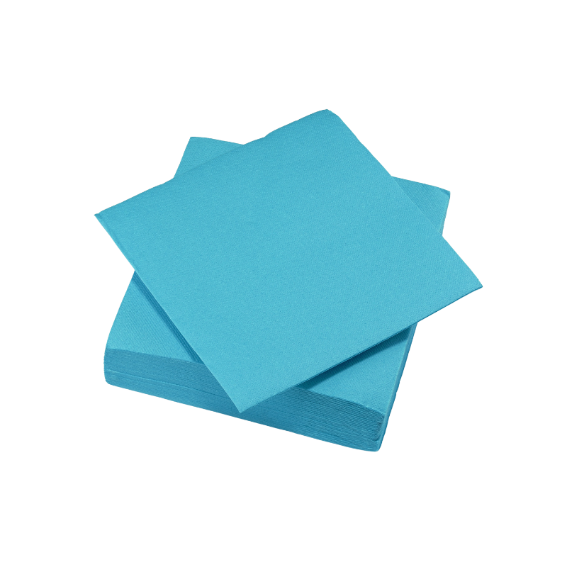 TASSINON SERVETTEN TURQUOISE 38x38 CM 30STK