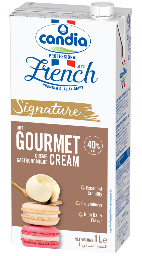 CANDIA 222110002 CREME FRAICHE GOURMET 40% UHT 1L