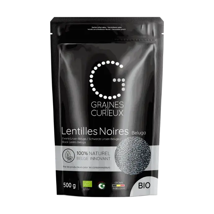 BIO ZWARTE BELUGALINZEN 500GR