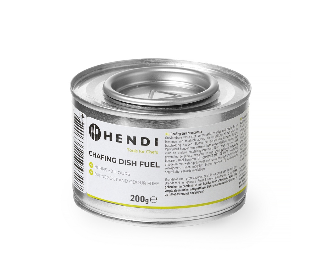 HENDI GEL COMBUSTIBLE 200G "+/- 3H"  (LA PIECE)
