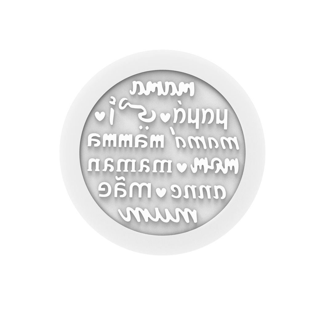 MOULE SILIKOMART MUM DECOR MAT TD11 ø145 H 2 MM