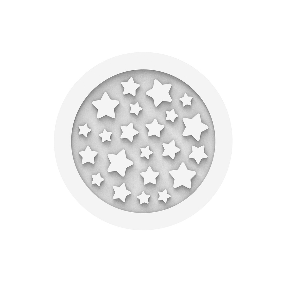 MOULE SILIKOMART STARS DECOR MAT TD13 ø145 H 2 MM