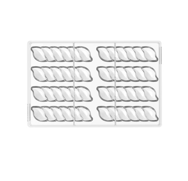 SILIKOMART PRALINE MOLD TRITAN CH040 RIFLESSO B N.24 12X2.5XH1.3CM