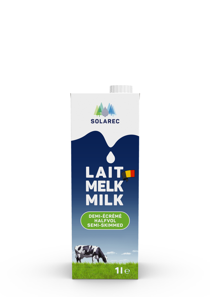 SOLAREC MILK *SEMI-SKIMMED* ​​UHT TETRA 12 X 1L