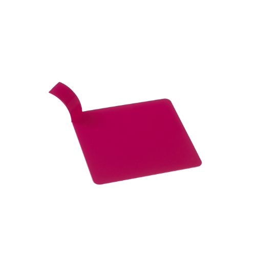 PASTRY SUPPORT SQUARE PALET FUCHSIA 8X8CM PACK OF 100 PCS
