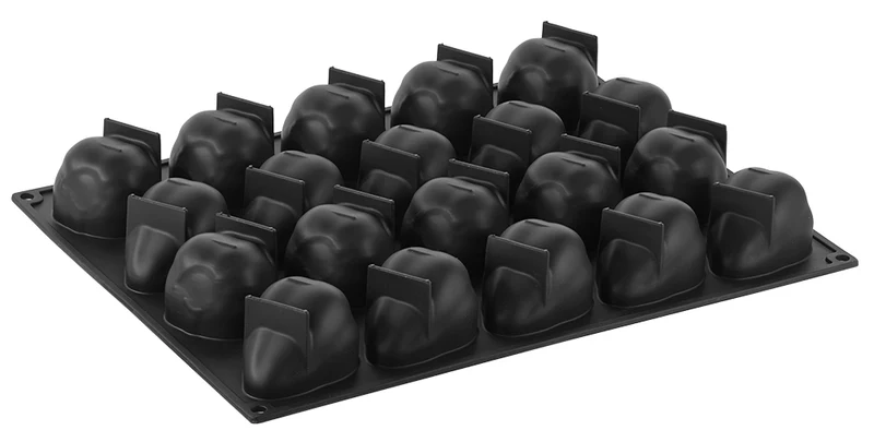 PAVOFLEX 3D SILICONENVORM AARDBEI 40 x 30 CM 90ML - 20 VORMEN