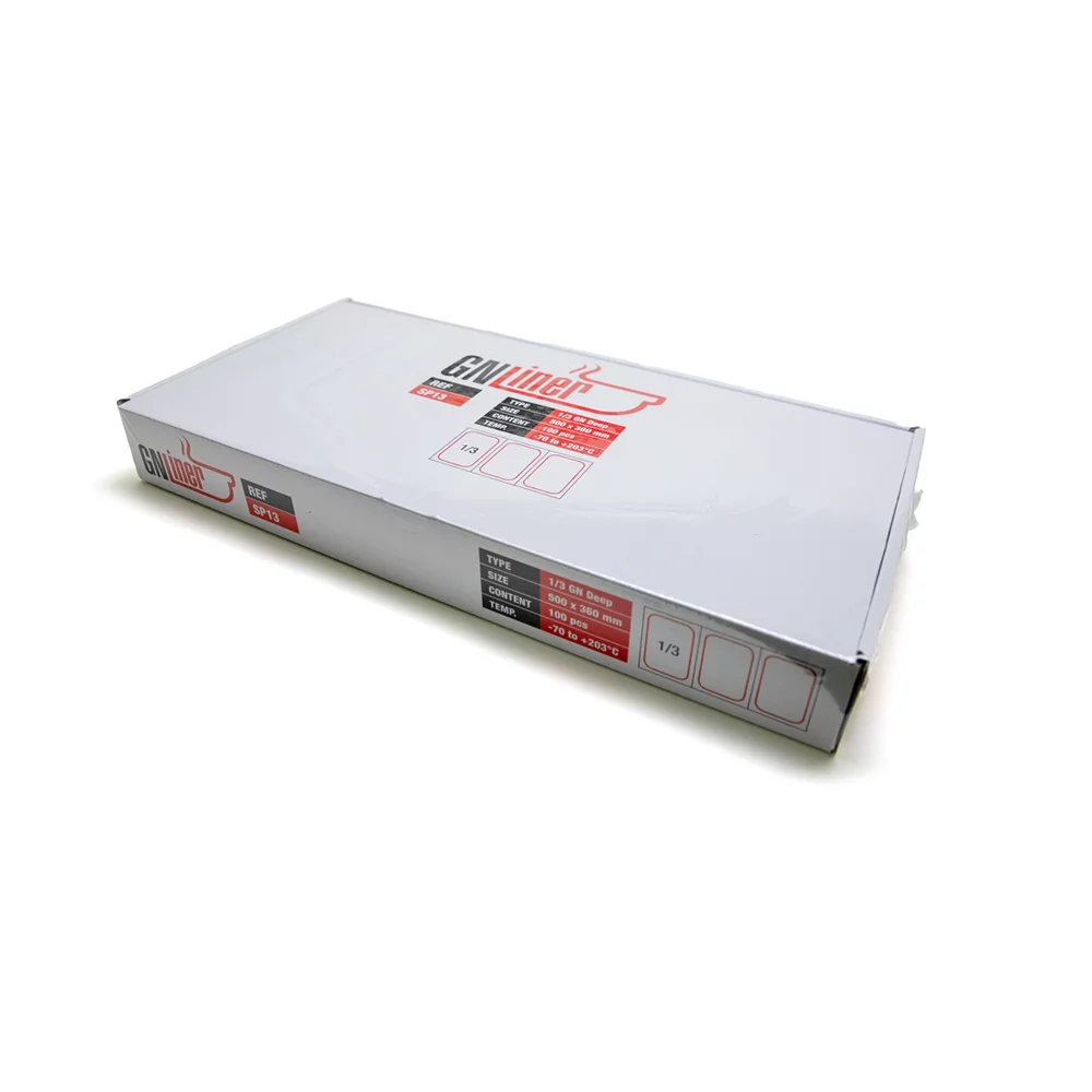 SMILING COOK *GN-LINER* BESCHERMENDE BEKLEDING VOOR GN BAKKEN 1/6 DIEPE 460 x 355MM DOOS VAN 100 STUKS
