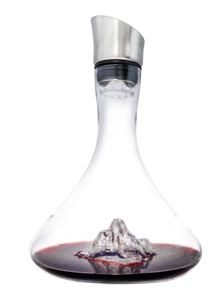 VIN BOUQUET CARAFE EEN DECANTER VERRE “MONTAGNE” 1,5 l 