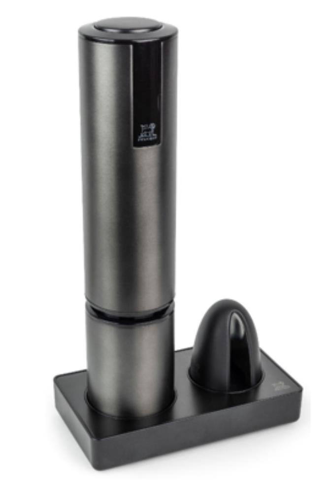 PEUGEOT ELIS TOUCH ANTHRACITE REFILLABLE T-STOPPER WITH FILM CUTTER