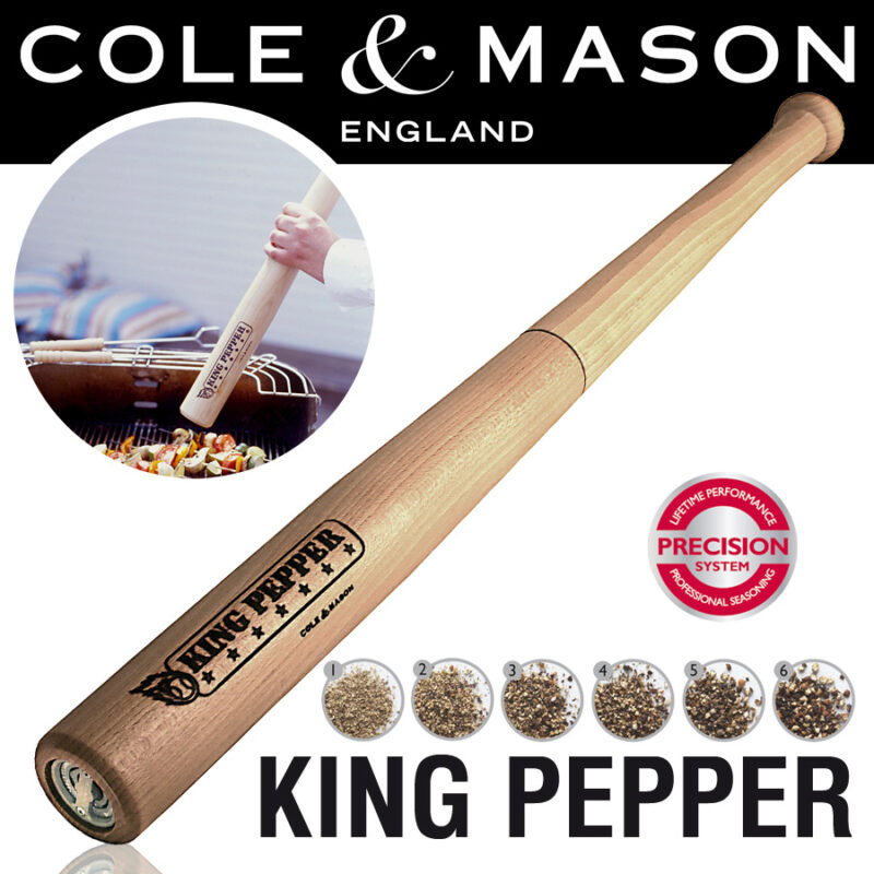 COLE&MASON BEECH MILL 72CM PEPPER KING BASEBALL BAT