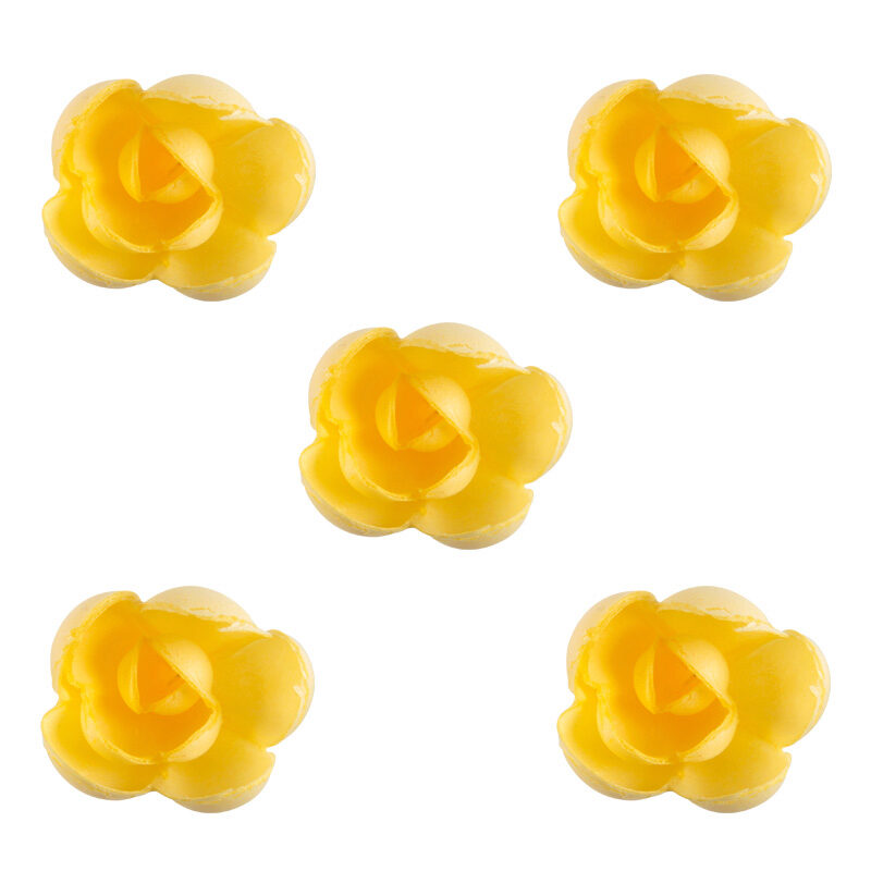 *FF*1049346 ROSE JAUNE PETITE LOLA 3CM 50PCES ***S/CDE***