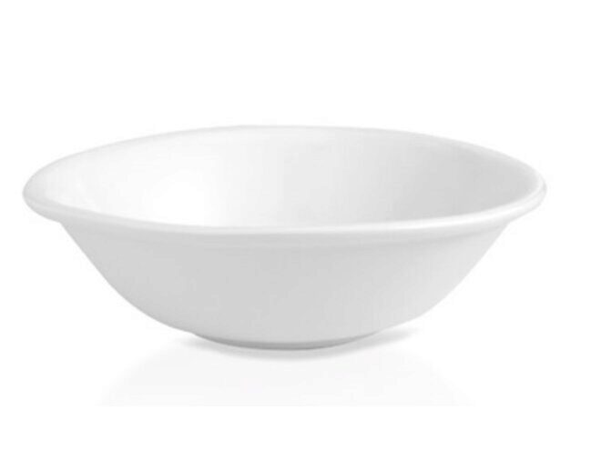 GURAL SALAD BOWL 16XH4.5CM WHITE PORCELAIN - 601118