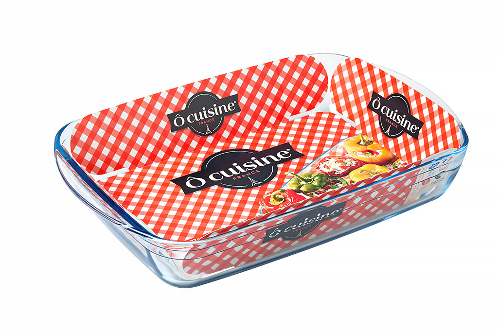 O CUISINE PLAT FOUR BOROSILICATE RECTANGULAIRE 39X24CM 3.6L