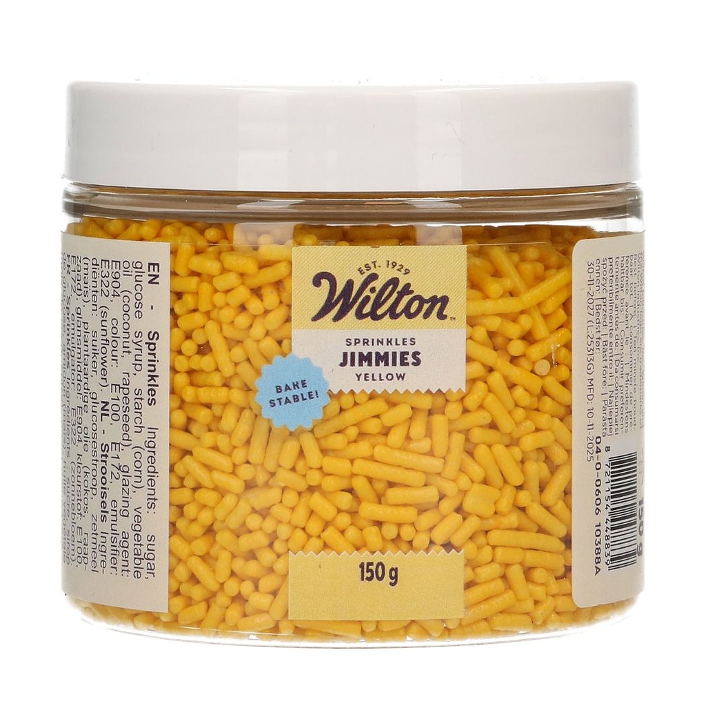 WILTON VERMICELLES JIMMIES JAUNE 150GRS