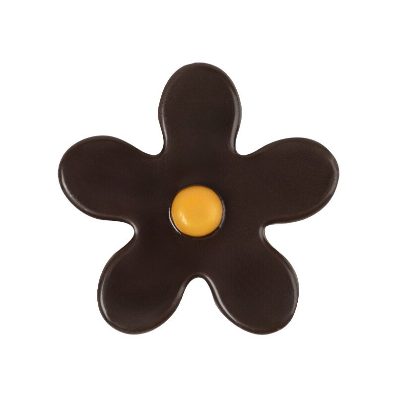 1031633 BLACK FLOWER 2.8CM 200PCS