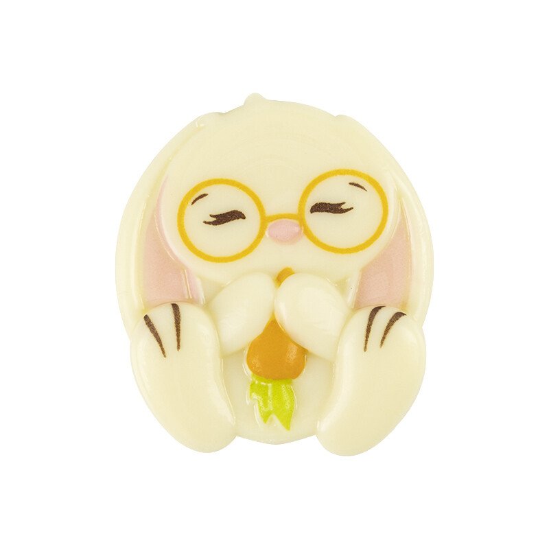 2069982 BUNNY WITH GLASSES 3.6 x 4.1 CM 100PCS