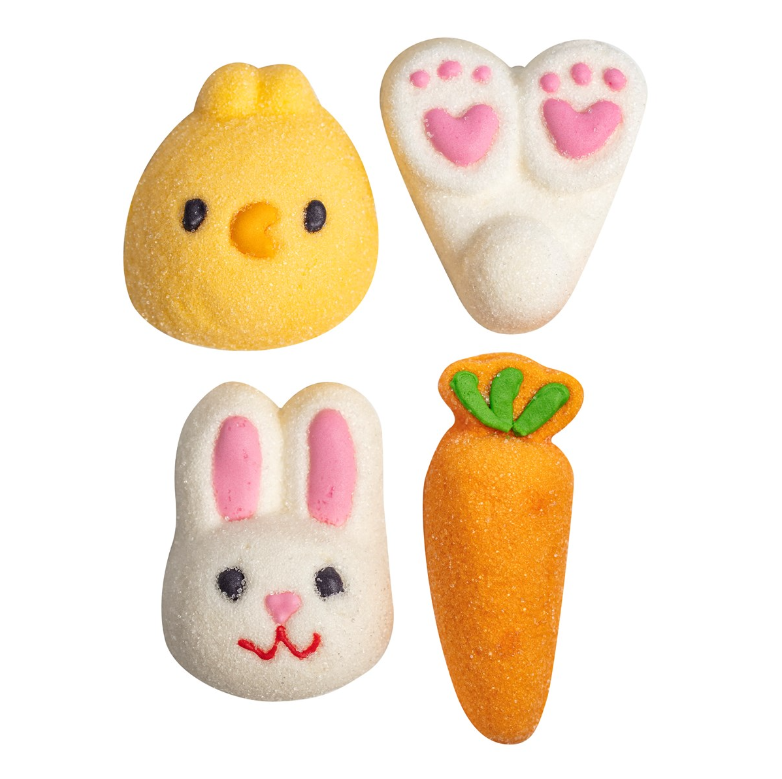 MALLOWS THEME PÂQUES PAQUET DE 12PCS