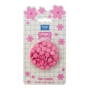 GEMIXTE SUIKERDECORS ROZE BLOEMEN 25G
