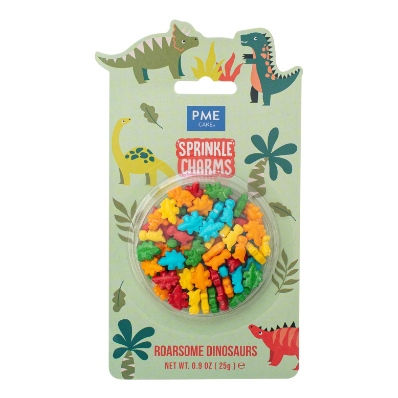 MIX DECORS EN SUCRE DINOSAURES 25GR
