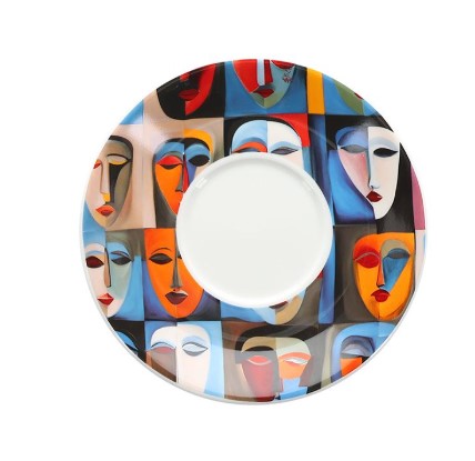 BONBISTRO ABSTRACT BARISTA ONDERKOPJE 16,5 CM VOOR KOPJE 28 CL