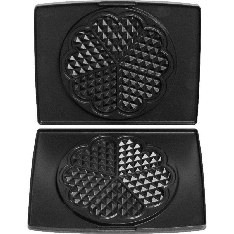 *FF* FRITEL SET PLAQUES POUR GAUFRES EN FORME DE COEUR