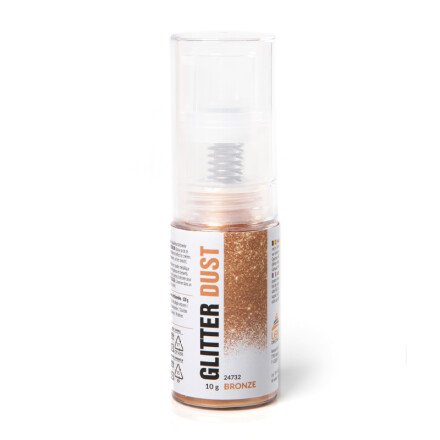  1024732 GLANZENDE BRONS POEDERSPRAY KLEURSTOF 10GR