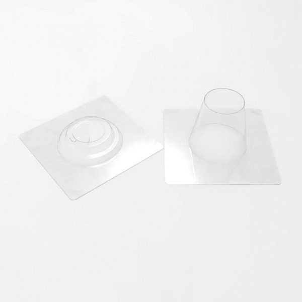 PCB Cup mallen voor 6 stuks ø 6,8 cm - Deksel ø 7,75 cm 12 stuks ***s/cd***