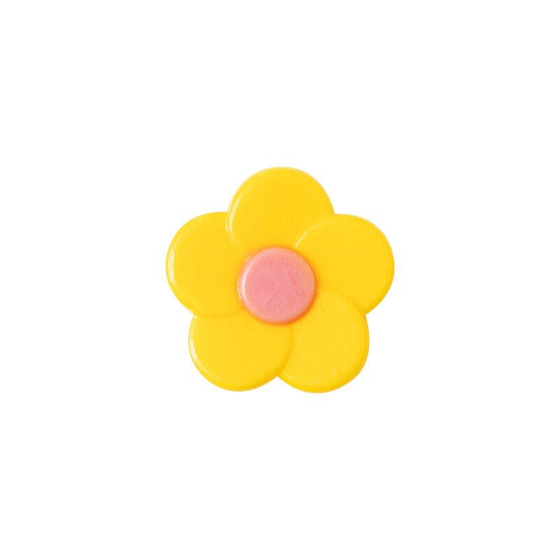 1032006 YELLOW AND PINK FLOWER 3 CM 175PCS ***S/CDE***