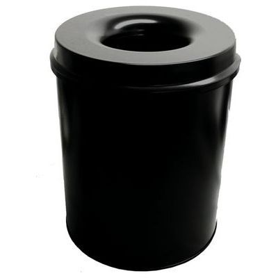 110L BLACK FLAME-PROOF BIN - 45XH71