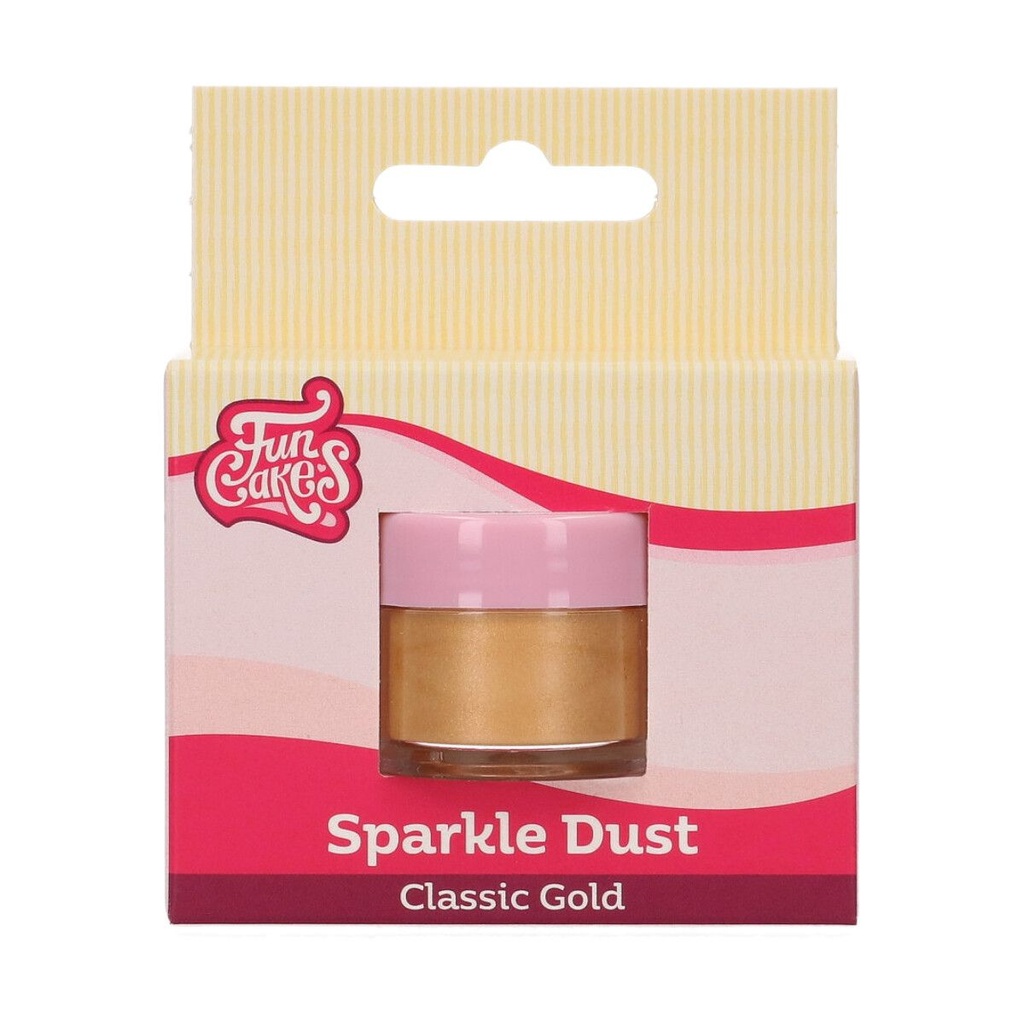 FUNCAKES COLORANT ALIM. OR SCINTILLANT EN POUDRE3.5GR