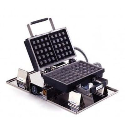 AMPI GAUFRIER 52123 GAUFRE DE LIEGE SUCRE 4X5-230V THERMOSTAT+CORDON 1200W (GAUFRES CHAUDES)